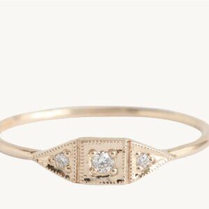 CATBIRD - BABY ART DECO - ROSE GOLD - SIZE 6